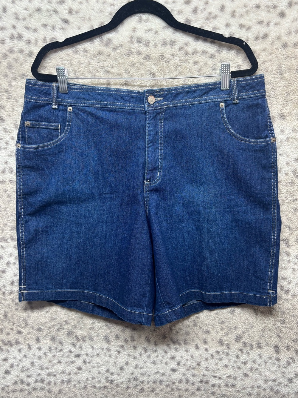 JMS JUST MY SIZE MID RISE DENIM SHORTS